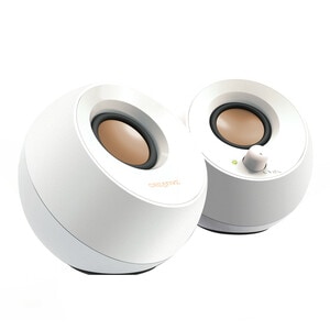 Creative Pebble 2.0 Speaker System - 4.4 W RMS - White - 100 Hz to 17 kHz