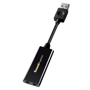 Sound Blaster PLAY! 3 External Sound Box - External - USB 3.0 - 93 dB - 1 x Number of Microphone Ports - 1 x Number of Hea