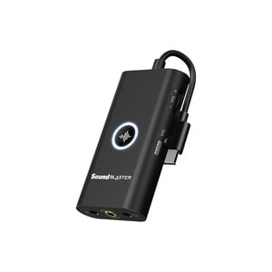 Creative Sound Blaster G3 External Sound Box - 7.1 Sound Channels - External - Creative - USB Type C - 100 dB - 3 Byte 96 