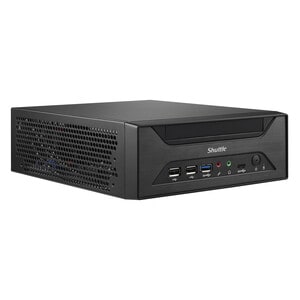 Shuttle XPC slim XH610 Barebone System - Mini PC - Socket LGA-1700 - 1 x Processor Support - Intel H610 Express Chip - 64 