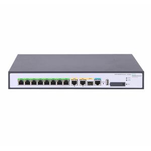 HPE FlexNetwork MSR1000 Router - 5 Anschlüsse - 4 RJ-45 Port(s) - 1 WAN Port(s) - Management-Port - 3 SFP (Mini-GBIC) Stec
