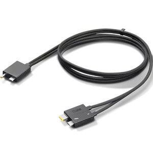 Lenovo ThinkPad 70 cm Thunderbolt 4 Datenübertragungs-/Stromkabel - Cable for Workstation, Dock - 40 Gbit/s - Splitterkabe