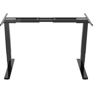 Digitus Elektrisch höhenverstellbares Tischgestell, Dual-Motor, 3-Stufen, Schwarz. Höchstgewichtskapazität: 100 kg, Höhena