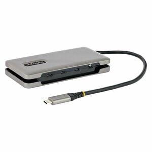 StarTech.com 4-Port USB-C Hub, USB 3.2 Gen 2, 10Gbps, 100W Power Delivery Pass-Through, 12.6in (32cm) Cable, Portable USB 