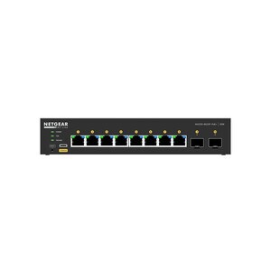 Netgear AV Line M4250 GSM4210PX Ethernet Switch - 8 Ports - Manageable - Gigabit Ethernet, 10 Gigabit Ethernet - 1000Base-
