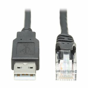 Tripp Lite series U009-010-RJ45-X 3,05 m RJ-45/USB Datentransferkabel - Cable for Schalter, Router, Modem, Computer, Noteb