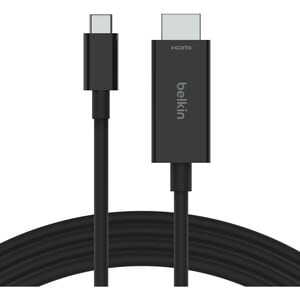 Belkin Connect 2 m HDMI/USB-C A/V Cable - Cable for Chromebook, MacBook, Projector, Mobile Device, ... - First End: 1 x HD