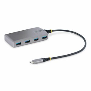 StarTech.com USB Hub - USB 3.2 (Gen 1) Type C - Portable - Space Gray - UASP Support - 5 Total USB Port(s) - PC, Mac, Linu