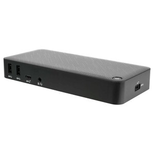 Targus DOCK430 C型 USB 扩展插口 用于 台式计算机, 鼠标, 平板, 键盘, 显示器, 智能电话, 闪盘, 笔记本电脑 - 85 W 电源 - 黑, 灰 - 3 支持的显示器 - 4K, 2K, Full HD - 3840