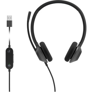 Cisco 322 Kabel Auf den Ohren Stereo Headset - Schwarz - Binaural - Ohraufliegend - 50 Hz bis 18 kHz Frequenzgang - 230 cm