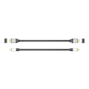 j5create JDC52 2.01 m HDMI A/V Cable - 1 - Cable for Notebook, Desktop Computer, Docking Station, Monitor, TV, Apple TV - 