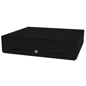 apg SL3000 Cash Drawer - 8 Coin - 2 Media Slot - 3 Lock Position - Steel - Black - 107 mm Height x 446 mm Width x 410 mm D