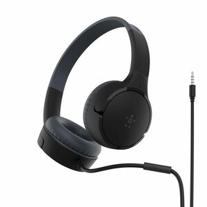 Belkin SOUNDFORM Mini Kabel Kopfbügel Stereo Headset - Schwarz - Binaural - Ohrumschließend - 121,9 cm Kabel - Host-Schnit
