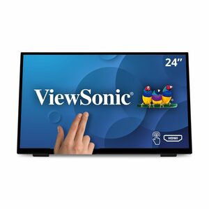 ViewSonic TD2465 24.0" Class LCD Touchscreen Monitor - 16:9 - 7 ms - 60.5 cm (23.8") Viewable - Projected Capacitive - 10 