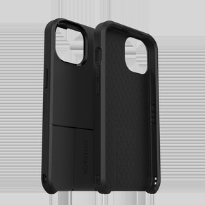 OtterBox uniVERSE Rugged Case for Apple iPhone 13, iPhone 14 Smartphone - Black - 1 - Polycarbonate, Synthetic Rubber
