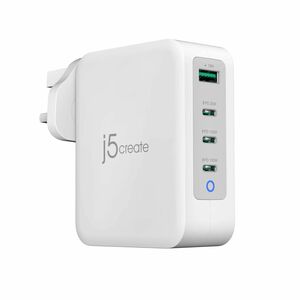 j5create 130 W AC Adapter - Universal Adapter - For USB Type C Device, USB Type A Device, Mobile Phone, Tablet PC, Noteboo