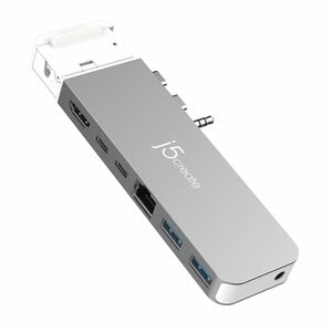 j5create JCD395-N USB4 Docking Station für Tastatur, Notebook, Lautsprecher, Monitor, Flash-Laufwerk, Maus - Ladefunktion 