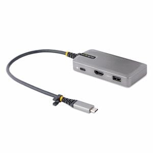 StarTech.com USB Type C Docking Station for Tablet, Monitor, Notebook - 100 W - Space Gray - Portable - 1 Displays Support