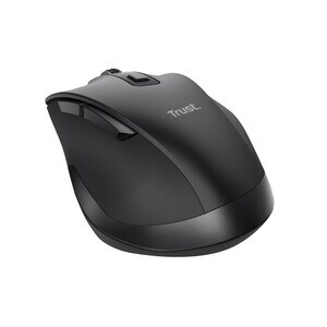Trust Fyda Maus - Funkfrequenz - USB 2.0 - Optisch - 6 Taste(n) - Schwarz - Kabellos - 2,40 GHz - wiederaufladbar - 2400 d