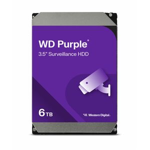 Disco rigido WD Purple WD64PURZ - 3.5" Interno - 6 TB - SATA - Viola