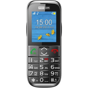 Telefono di funzione MaxCom MM720 - 2G - 5,6 cm (2,2") TFT 176 x 220 - Nero - Bar - 1 Supporto SIM - SIM-free - 800 mAh Ba