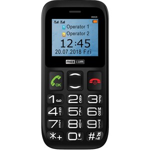 Telefono di funzione MaxCom MM426 - 2G - 4,3 cm (1,7") TFT QQVGA 160 x 128 - Nero - Bar - 2 Supporto SIM - SIM-free - 600 