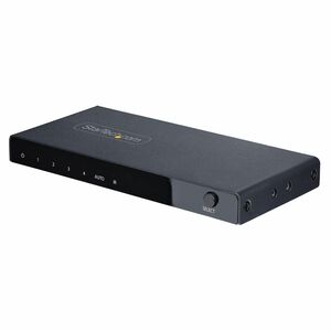 StarTech.com Video Switchbox - Cable - 7680 x 4320 - 8K - 1080p - 4 Input Device - 1 Display - Display - 5 m Range - 1 x U