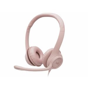 Logitech ClearChat H390 Wired Over-the-head Stereo Headset - Rose - Binaural - Ear-cup - 3000 cm - Bluetooth - 20 Hz to 20
