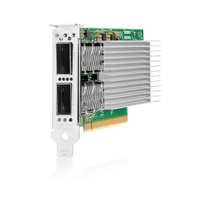 HPE E810-CQDA2 100G 以太网卡 用于 服务器 - 100GBase-X - QSFP28 - 直立 - PCI Express 4.0 x16 - 100 Gbit/s 数据传输率 - 2 端口 - 光纤