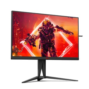 AOC AGON AG275QZN 27" (68.6 cm) Class WQHD Gaming LCD Monitor - 16:9 - Black, Red - 27" (68.6 cm) Viewable - Vertical Alig