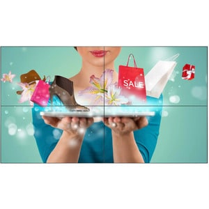 55IN 1920X1080 500CDM2 DP HDMI X-LINE CORPERATE VIDEO WALL