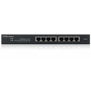 ZYXEL GS1900 GS1900-8 8 Ports Manageable Ethernet Switch - Gigabit Ethernet - 100/1000Base-T - 2 Layer Supported - 5 W Pow