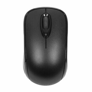 Targus Works With Chromebook Bluetooth Antimicrobial Mouse - Mid Size Mouse - Optical - Black - 2 x AAA Battery Supported