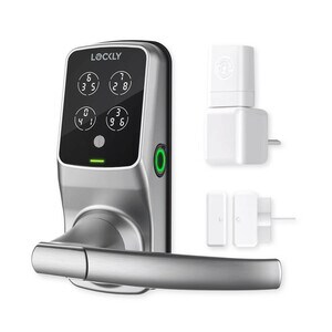 Lockly Wi-Fi Enabled Lockly Secure Pro Smart Lock - Touchscreen - Wireless LAN - BluetoothMatte Black