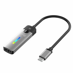 j5create Adaptador A/V - 1 - 7680 x 4320 Supported - Preto, Cinzento