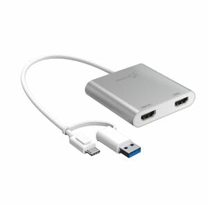 j5create JCA365-N Adaptador A/V - 1 - 3840 x 2160 Supported - Prata