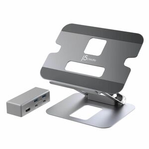 j5create Estação de ancoragem para Notebook, PC Tablet - 100 W Fonte de alimentação - 4K - 3840 x 2160 - 2 x Portas USB ti