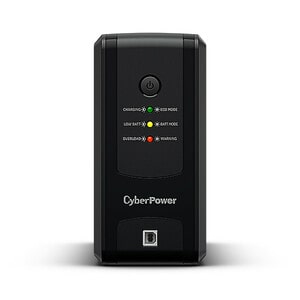 CyberPower Systems Value SOHO 850VA / 425W Line Interactive UPS - 1 12V/7AH - USB port - 2 Yrs Adv. Replacement WTY Incl. 