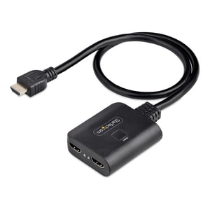 StarTech.com Splitter HDMI 4K a 2 Porte - Sdoppiatore Video HDMI 2.0 4K 60Hz 1x2 - Hub HDMI HDR/HDCP 2.2, Multipresa HDMI 
