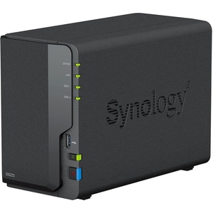 2-bay DiskStation Realtek RTD1619B Quad Core 2GB RAM
