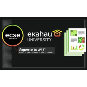 Ekahau ECSE Advanced Class In Person - CLASS Technology Training Course - Up to 12 student - 4 Day Duration - Instructor-l