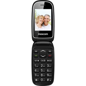 Telefono di funzione MaxCom Comfort MM816 32 MB - 6,1 cm (2,4") 240 x 320 - Rosso - Flip - 2 Supporto SIM - SIM-free - Rea
