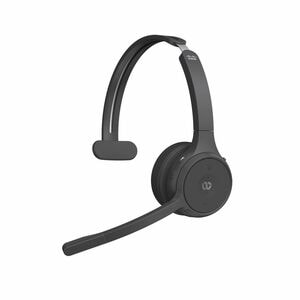 Cisco Wired/Wireless Over-the-head Mono Headset - Carbon Black - Google Assistant, Siri - Monaural - Ear-cup - 6500 cm - B