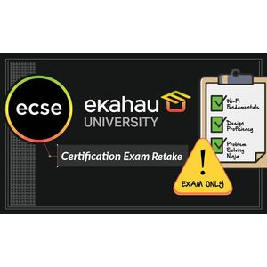 Ekahau ECSE Recertification Video On-Demand and Exam Technology Training Certification - Seminar, Exam