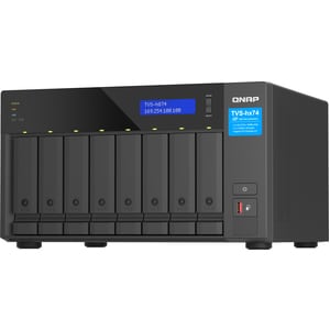 QNAP TVS-h874-i7-32G 8 x Gesamtzahl Einschübe SAN/NAS-Speichersystem - 5 GB Größe Flash-Speicher - Intel Core i7 i7-12700 