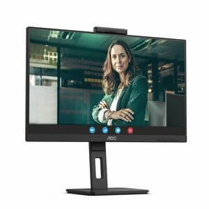 AOC 24P3CW 24 Zoll Klasse Webcam Full HD LED-Monitor - 16:9 Format - Schwarz - 60,5 cm (23,8 Zoll) Viewable - IPS-Technolo