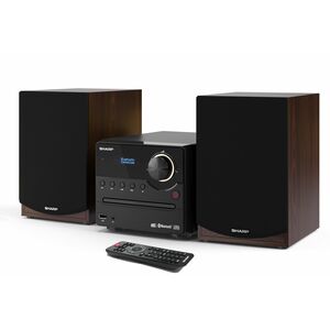Sharp XL-B517D(BR) HiFi-Microsystem - 15 W RMS - Braun - CD-Player - 1 CD(s) - DAB+, FM, DAB - 30 x DAB - 60 x DAB/FM - 30