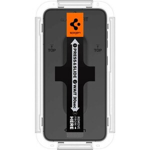Spigen EZ FIT GLAS.tR 9H Tempered Glass Screen Protector - For LCD Smartphone - Oil Resistant, Fingerprint Resistant