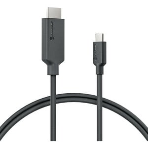Alogic Elements 1 m HDMI/USB-C A/V Cable for Audio/Video Device, Computer, Monitor, Notebook, Projector, Home Theater Syst