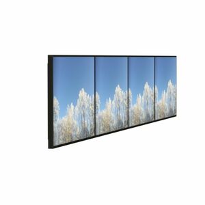 HI-ND Videorow Wall Mount for Video Wall - Grey - 4 Display(s) Supported - 109.2 cm (43") Screen Support